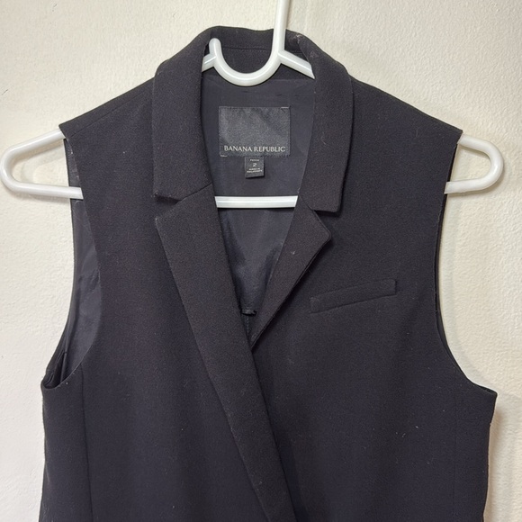 Banana Republic Black Tailored Vest - Picture 2 of 3